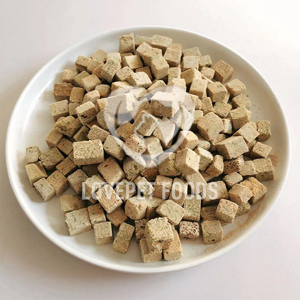 Freeze-dried cod spinach